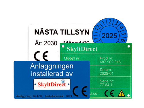 ”Anläggningsetiketter"