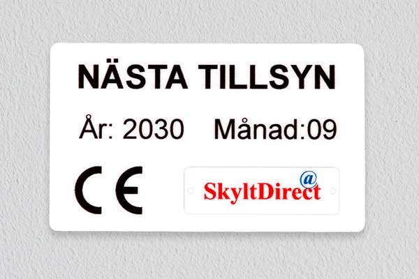 Dekal, nästa tillsyn