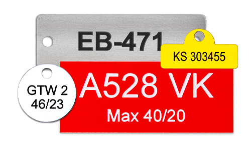 Skyltar för elcentral