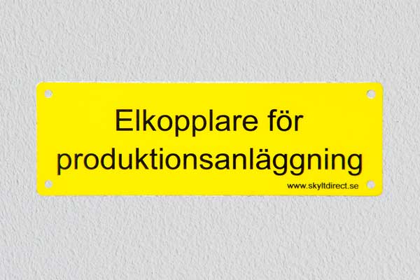 Elkopplare för produktionsanläggning