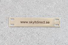 Starta med en exempelskylt - beställ enkelt online på SkyltDirect!