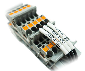 Krympslang med märkning