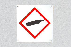 Varning gasflaska